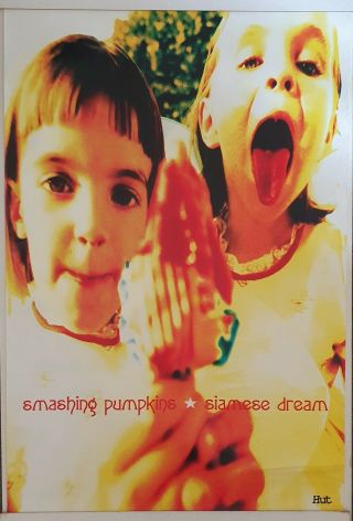 Smashing Pumpkins Siamese Dream Hut Recordings 1993 Uk Promo Poster 20 X 30 Rare