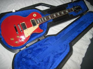 1985 Gibson Les Paul Standard Rare Ferrari Red W/ Ohsc 48