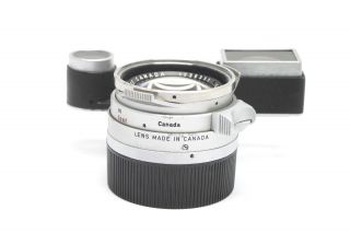 Rare Leica Leitz 35mm f1.  4 Summilux M Mount Rangefinder Lens,  Steel Rim 28276 3