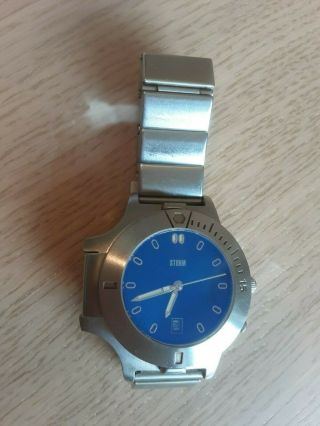 Very Rare Storm Lumino Mens Watch M2 4170 Rx.  Missing Removable Torch.