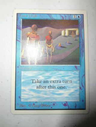Mtg Magic The Gathering Card Unlimited Time Walk Power 9 P9 Type 1 Rare