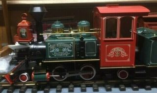 RARE Accucraft Electric Disney World Fort Wilderness Locomotive 3 AND Coach Car 3