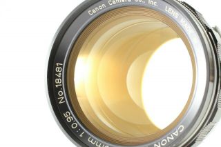 【RARE / N MINT】 Canon 50mm F/0.  95 Dream Lens For 7 7s Leica L Mount fr JAPAN 358 3