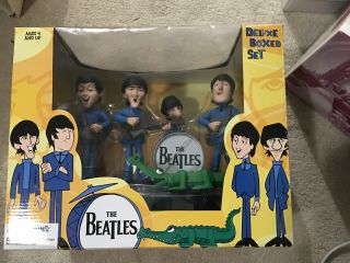 The Beatles Mcfarlane Saturday Morning Cartoon Action Figure Deluxe Box Set