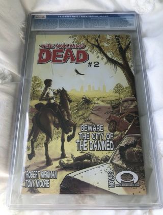 The Walking Dead 1 (nov 2003) Cgc 9.  6 1st Print Rare Black Comic