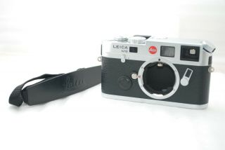" Rare Top " Leica M6 Ttl 0.  72 Chrome 35mm Rangefinder Camera 3364