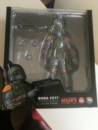 Star Wars Mafex No.  025 Boba Fett By Medicom Toy - Star Wars Never Openeded.