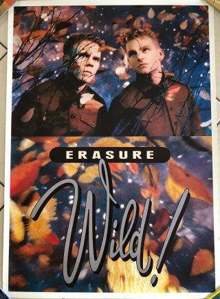Erasure - Wild - Size: 60x80cm Rare Poster Rolled