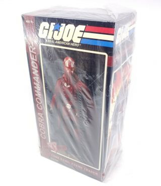 2009 Sdcc Sideshow Collectibles Exclusive 1/6 Gi Joe Cobra Commander 12”
