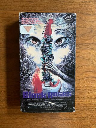 Black Roses (1988) Imperial Entertainment Video Vhs Horror Cult Gore Rare