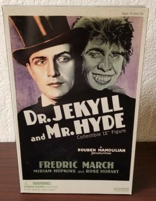 Sideshow 12 " Dr.  Jekyll And Mr.  Hyde Figure - Fredric March