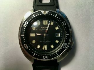 Rare Vintage Seiko 6105 - 8119 W/ 6105a Movement Diver Scuba Dive Watch