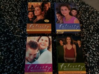 Felicity Complete Series Dvd - Seasons 1 - 4 - 23 Discs - Shape - Rare