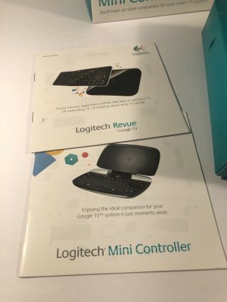 Logitech Mini Controller for Logitech Revue and Google TV (Pre Owned) Rare 2