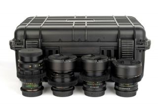 Set Of Rare Lenses: Mir Helios Jupiter Tair 35 50 85 135mm Canon Ef Serviced