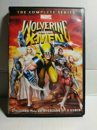 Wolverine And The X - Men: The Complete Series (dvd,  2010,  3 - Disc Set) Rare