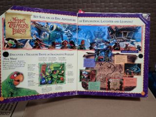 Muppet Treasure Island (PC CD Activision) Big Box complete,  HTF/Rare,  Jim Henson 2