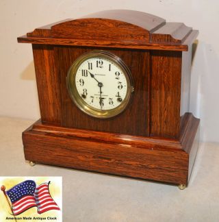 Restored & Rare Seth Thomas 4 Bell Sonora No.  1 - 1910 Antique Chime Clock