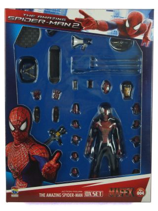 Marvel Medicom The Spider - Man Deluxe Dx Figure Set Mafex