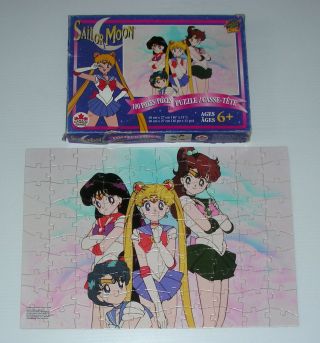 Sailor Moon B Rare Vintage Puzzle World Of Dic Canada Games 1996 Toei
