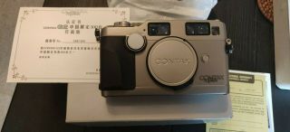 Contax G2 70th Anniversary Very Rare Number 298 Out Of 300