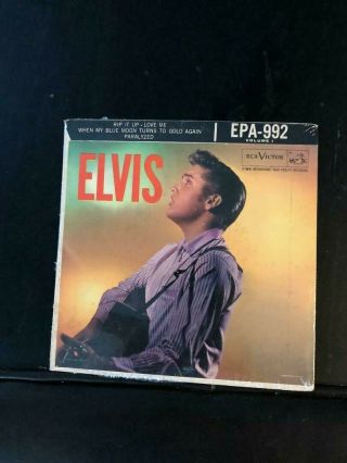 Monstrous Rare Elvis Presley Ep Record And Cover
