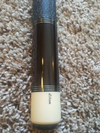 Schon Pool Cue Rare 6 Point Triple Rings Acme Pin Late 80 
