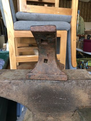 Rare Size 0 0 24 Antique Vintage Xtra Small 22 Lbs Peter Wright Blacksmith Anvil 3