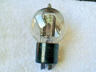 Very Rare Western Electric 205d Tennis Ball Power Tube & Strong