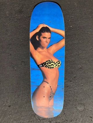Extremely Rare 1992 Vintage Nos Santa Cruz Slick Bottom Jaya Skateboard Deck