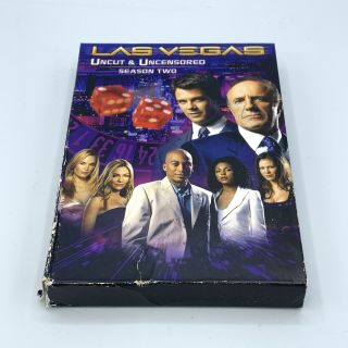 Las Vegas Second Season 2 Uncut & Uncensored (3 Dvd Set) Nbc Tv Rare Region 1