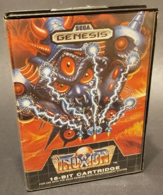 Na Version Truxton For Sega Genesis (box And Cover Art Only) Rare