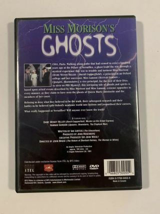 Miss Morisons Ghosts 1981 Wendy Hiller Hannah Gordon DVD PBS Mystery Rare OOP VG 2