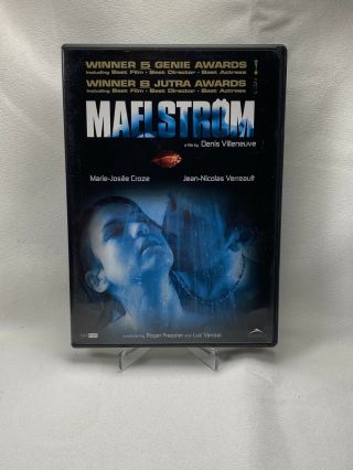 Maelstrom Dvd (2001,  Region 1 Dvd) Very Rare,  Oop.  Denis Villeneuve.  With Insert