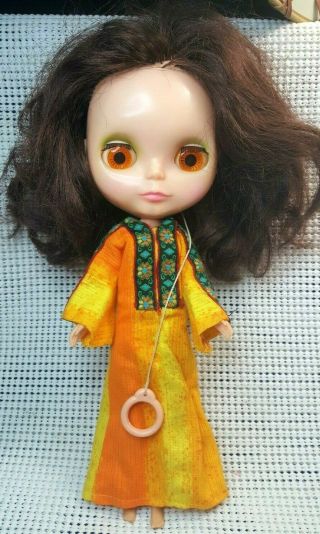 Vintage 1972 Kenner Blythe Doll Brunette / Eyes And / Rare 2