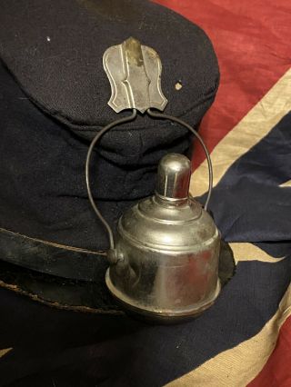 Very Rare Civil War Union Warriors Forage Cap Hat Kepi W/ Hat Oil Lamp 2