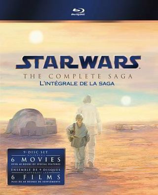 Star Wars: The Complete Saga (9 Blu Ray Disc Set) Rare Oop Set George Lucas