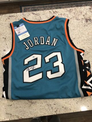 Michael Jordan Signed Autographed Auto Mitchell & Ness All Star Jersey Rare