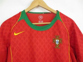 Rare Men ' s NIKE Total 90 PORTUGAL Stitched World Cup Soccer Jersey Size L 2
