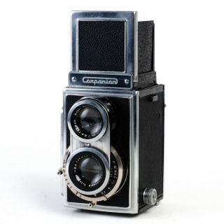 :[VERY RARE] Bradac Companion 6x6 TLR Pre - WWII Camera Meyer 75mm f2.  9 Lens w BOX 3