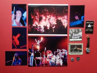 Pink Floyd,  6 Color Promo Photos,  3 Backstage Passes,  Rare Originals,  1973 Tour