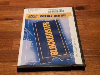 Blockbuster Video Rental Dvd & Case.  Rare (blazing Saddles,  1974) See Photos