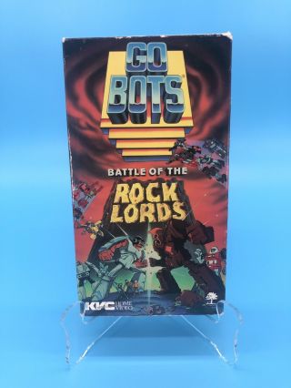 Go Bots Battle Of The Rock Lords Vhs Full Length Movie Rare Kcv Home Video