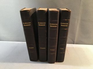 Rare 1922 Breviarium Romanum 4v Set - Catholic,  Latin,  Roman Breviary