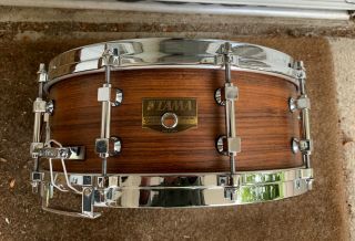 Tama Artwood Snare Drum Late 80’s / 1990’s Rosewood Ply 5”x14” Rare
