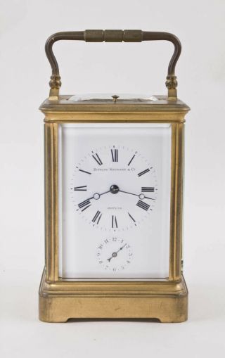 French 5 Minute Repeating Carriage Clock @ 1890 Rare