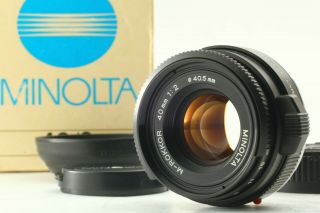 【rare / Unused】minolta M Rokkor 40mm F/2 Lens For Cl Cle Leica M Mount Japan