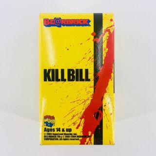 Rare Kill Bill Murder Bride Version Dvd Exclusive Medicom Bearbrick Be@rbrick