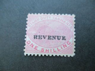 Tasmania Stamps: Stamp Duty Revenue - Rare Seldom Seen - Rare - (j58)