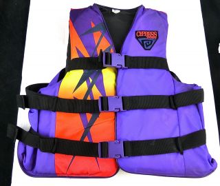 Cypress Garden Ultra Rare 1998 Water Ski Vest Made In The Usa Stored 20 Years
